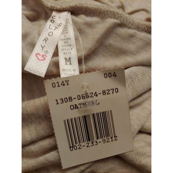 Color Story Juniors Size Medium Oatmeal Open Cardigan. - Picture 3 of 7
